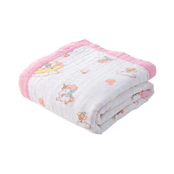 Kangobaby #My Soft Life# Autumn Winter Thicken Cotton Baby Muslin Swaddle Blanket Breathable Newborn Wrap Infant Quilt 110x110cm