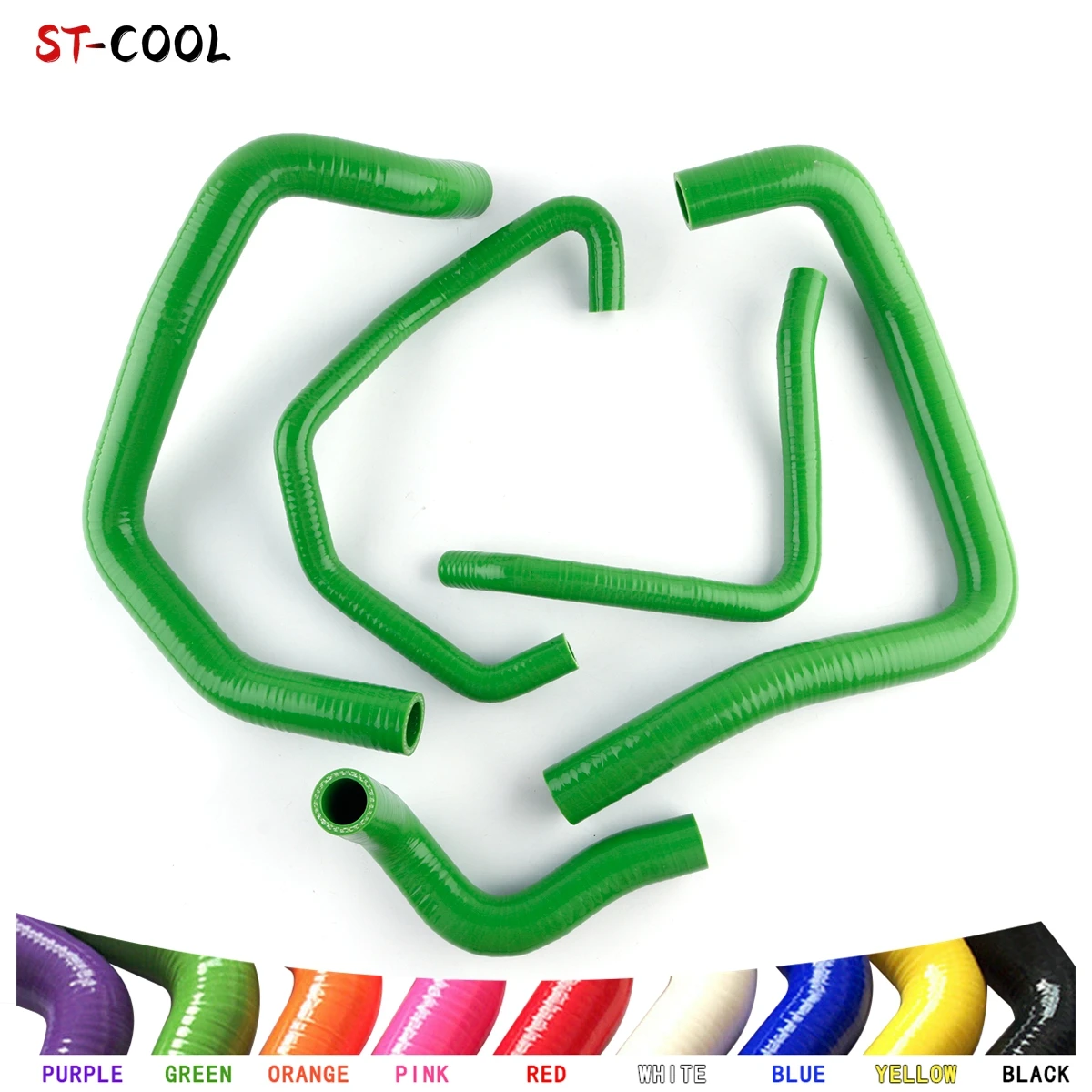 

For Kawasaki Ninja ZX6R 2005 2006 ZX 6R 05 06 Radiator Hoses Kit Silicone Tubes Pipe 5Pcs 10 Colors