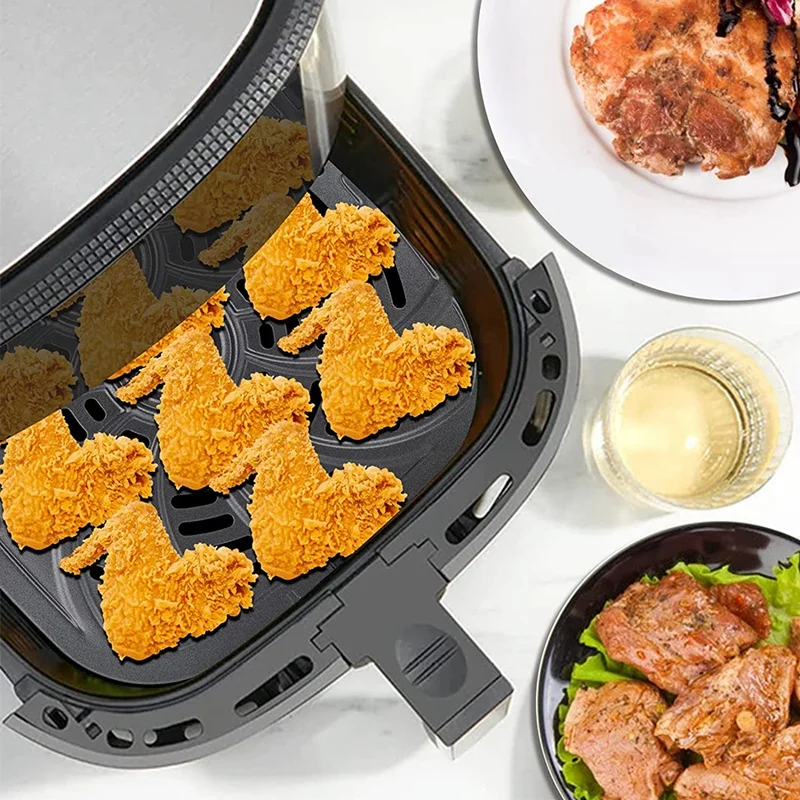 Air Fryer Replacement Grill Pan, Air Fryer Accessories For Chefman RJ38-SQSS-8T-D, 8QT Nonstick Removable Grill Pan