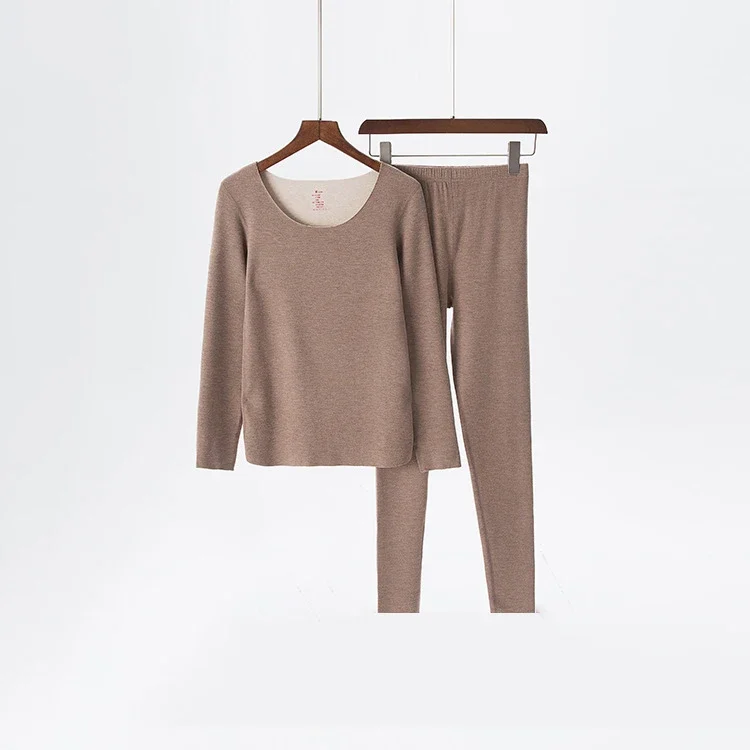 Darlon – ensemble deux pièces épais pour femme, vêtements et pantalons, sous-vêtements thermiques à manches longues, nouvelle collection automne et