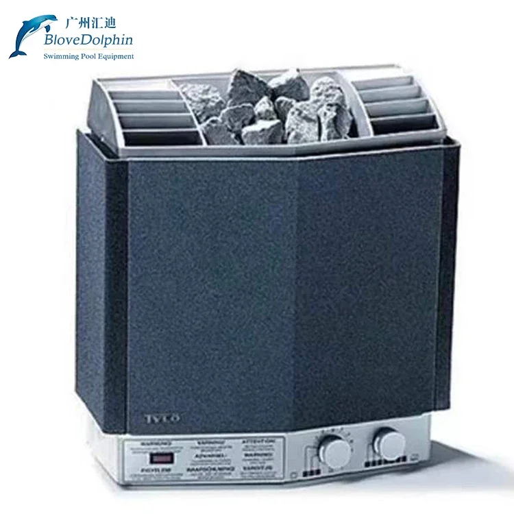 External Control Stainless Steel Sauna Furnace Digital Display Sweat Steam Drying Sauna Furnace