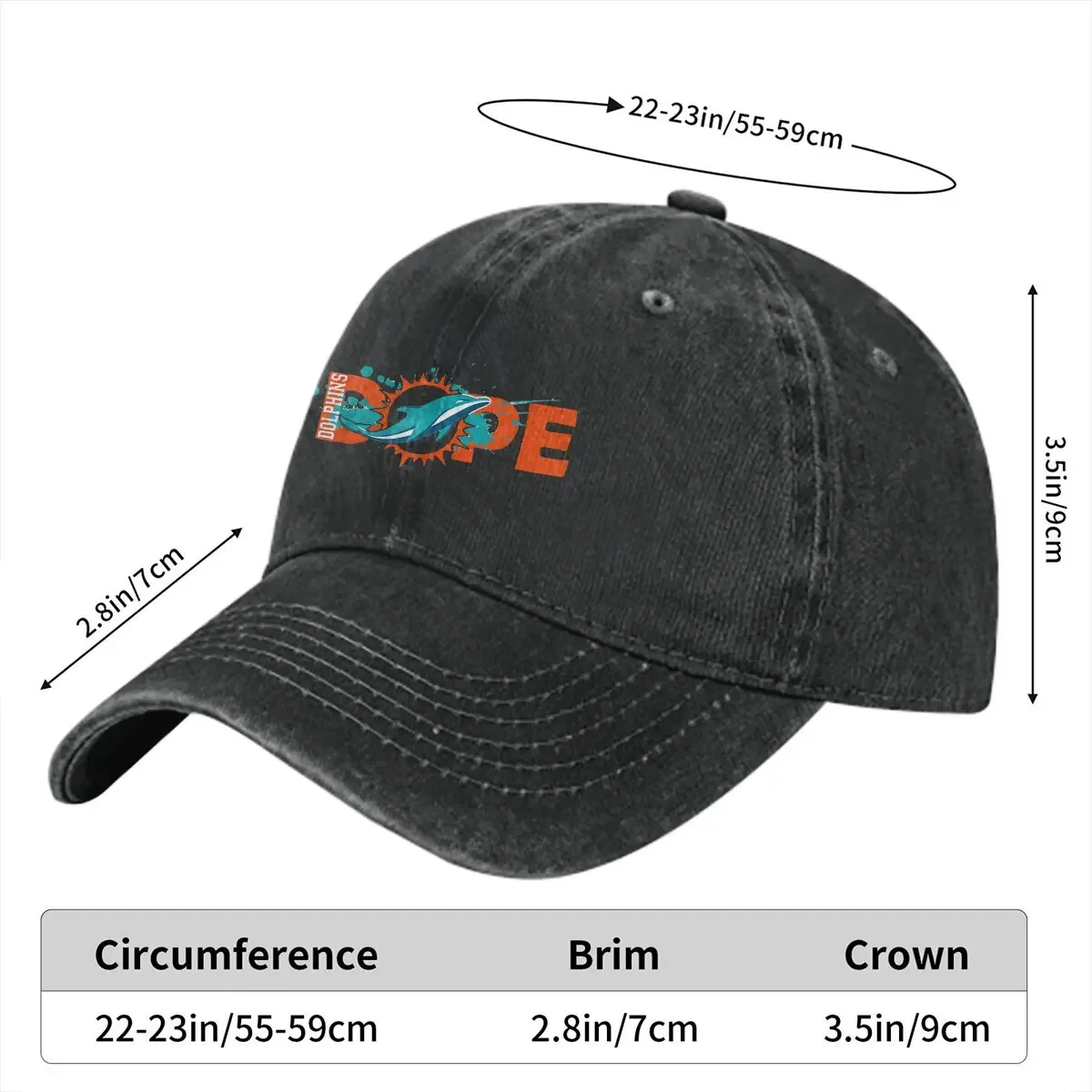 Tailgate Party Baseball Cap Men Hats Women Visor Protection Snapback Cute Dolphin Animal Caps image 2