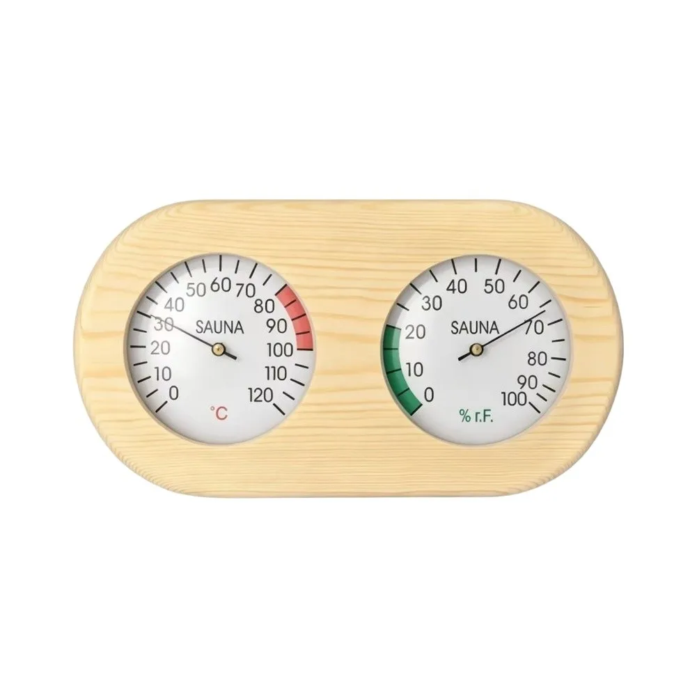 Thermohygrometer with Dual Measurement Functionality Suitable for Residential and Professional Sauna Installations