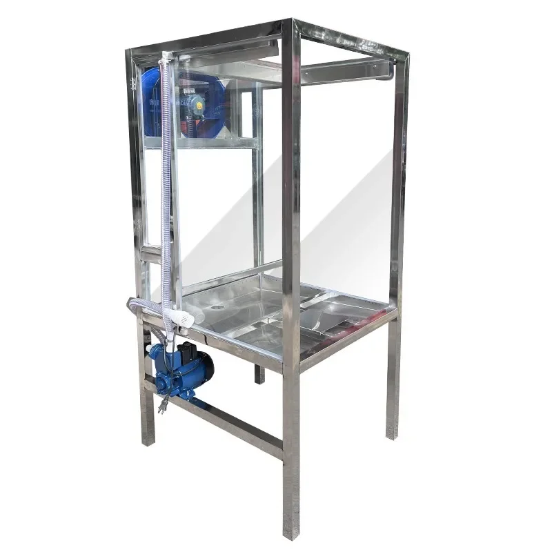 Pottery water curtain glaze blowing machine, glass room, glazing equipment, tool pottery equipment