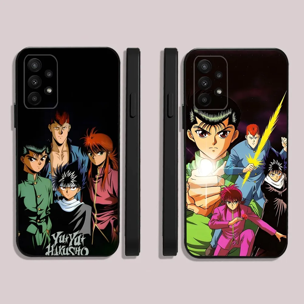 

Anime Yu Yu Hakusho Phone Case For Samsung S24,23,22,30,21,10,9,Ultra,Plus,Lite,FE,5G Black Soft Case