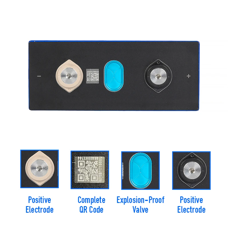 Imagem -04 - Bateria Recarregável para Solar Classifique a Baterias Lifepo4 6000 Ciclos 12v 24v 48v 280ah