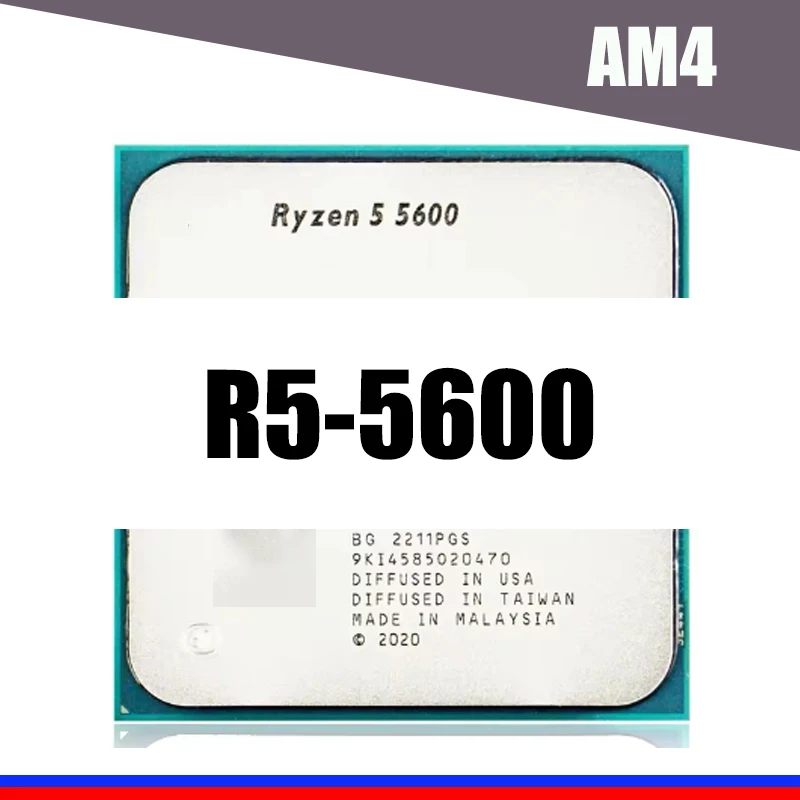 NEW Ryzen 5 R5 5600 3.5GHz 6-Core 12-Thread LGA AM4 R5-5600