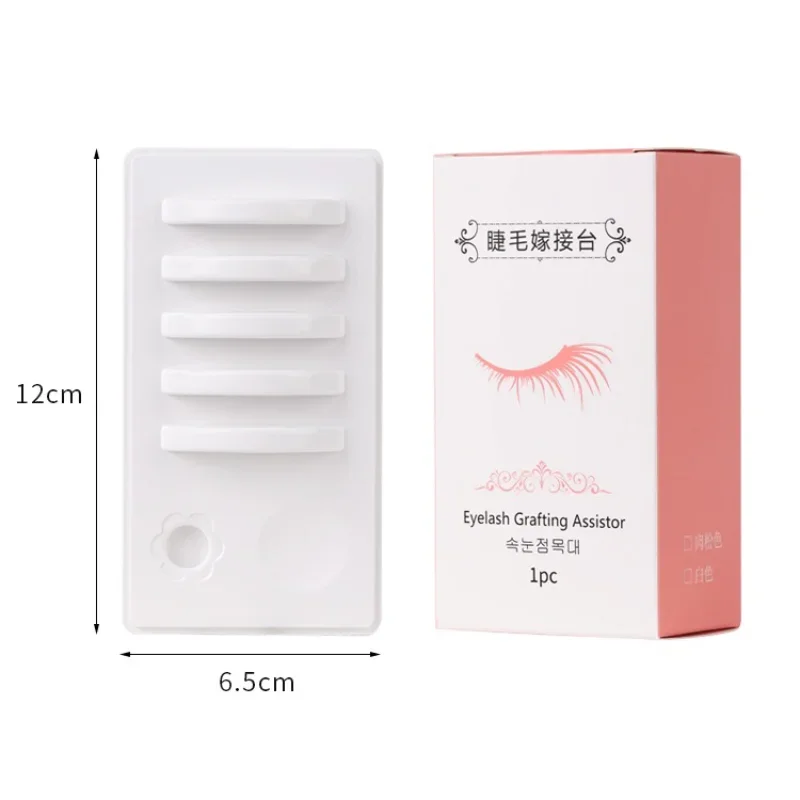 Venta al por mayor de fábrica con soporte de pegamento, accesorios para herramientas de pestañas postizas, organizador de paletas de soporte de pestañas acrílicas impermeables a prueba de polvo