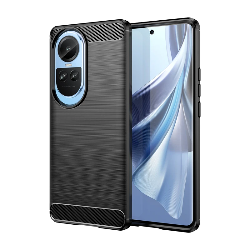 For OPPO Reno10 Pro Case for OPPO Reno10 Pro Cover Shell Capa Coque Business Style Silicone Phone Case for OPPO Reno10 Pro Plus