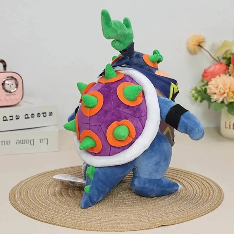 Bowser Koopa‌ Jr Plush Toy Anime Movie Peripheral Plush Doll Toy Wonder Bowser Turtle Plush Toy Birthday Gifts