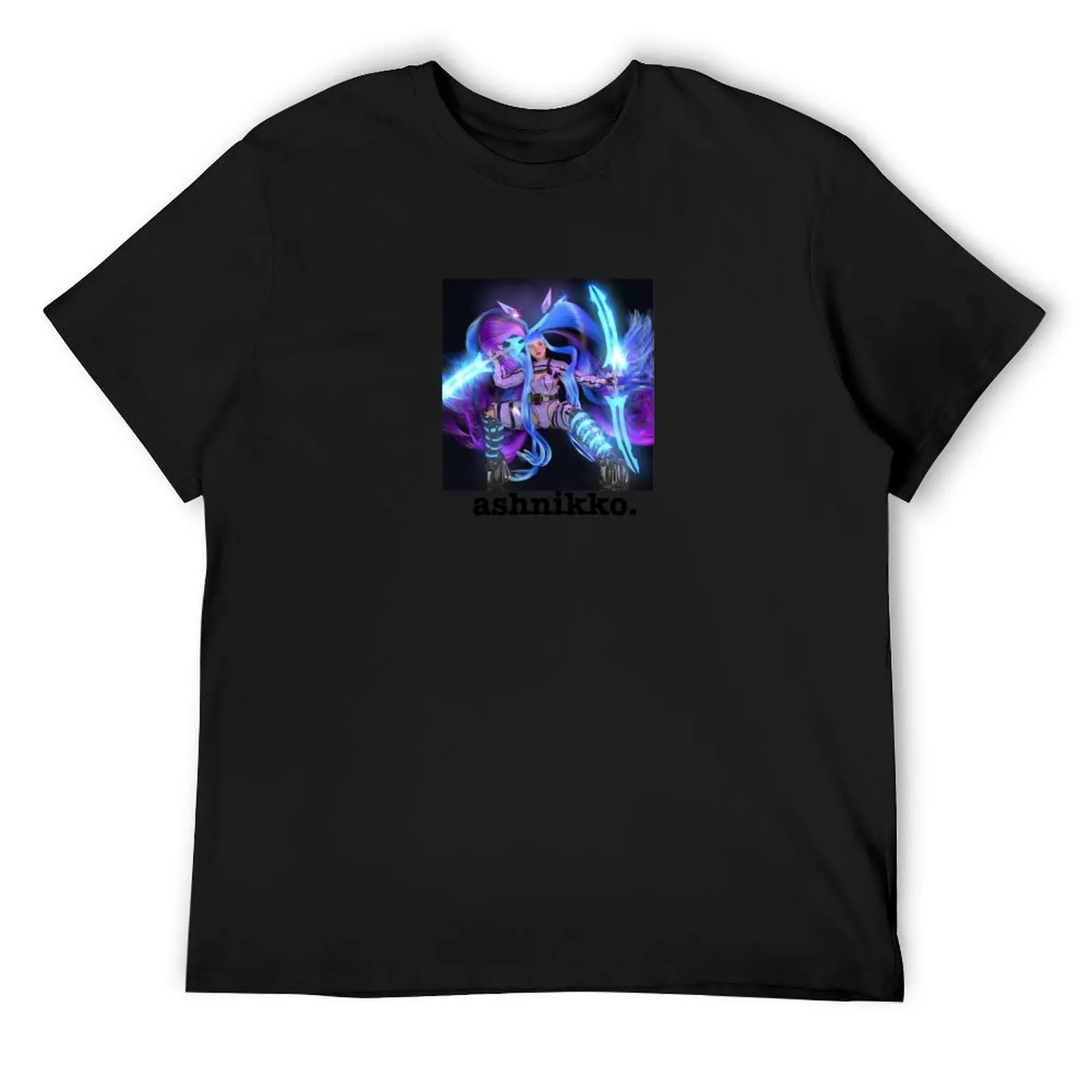 

Ashnikko T-Shirt vintage vintage anime shirt oversizeds mens graphic t-shirts hip hop