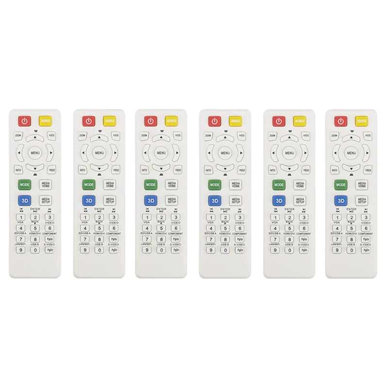 

Hot Sale6x Remote Control For Acer Projector X115 X125H X135WH H6517ABD D602 D622DE145F EV-S62 HE-801K V31S X124PH X134PWH