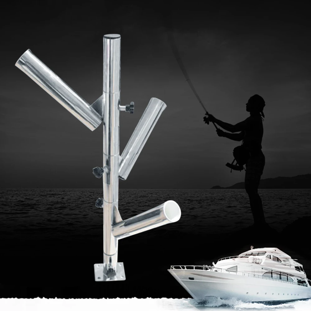 

Aluminum Rod Holder,Trolling Rod Holder,Adjustable Vertical Bird Tree,Fishing Rod Rack,Rod Holder Tree for Boat Trolling Yachts