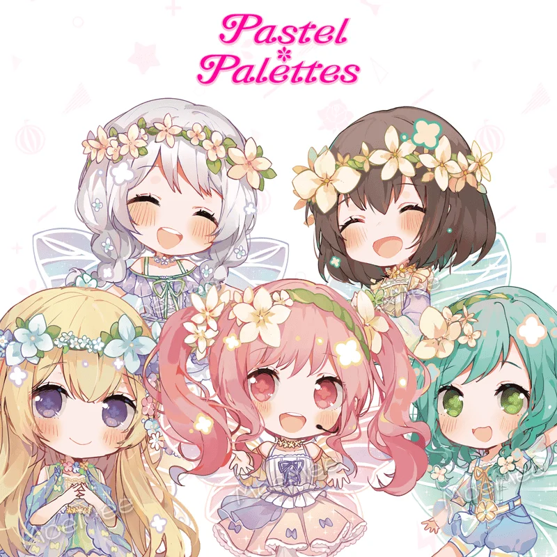 Anime Game BanG Dream! PastelPalettes Maruyama Aya Hikawa Hina Cosplay Party Acrylic Keychain Charm Phone Pendant Keyring Gifts