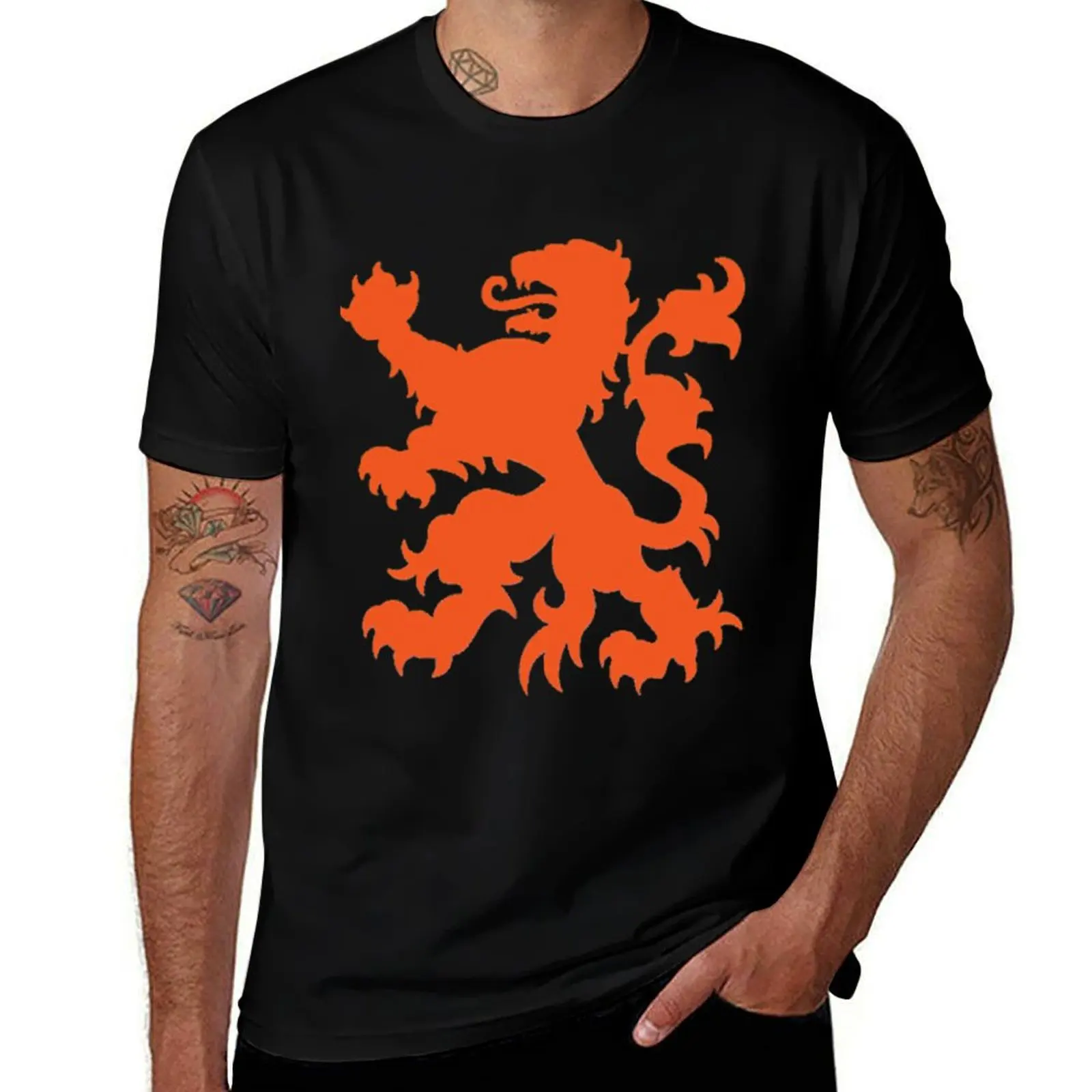 

prints shirt Maintiendrai Je t man shirts t \t \t man summer T-Shirt shirt Dutch casual Nederlandse Lion t Leeuw with