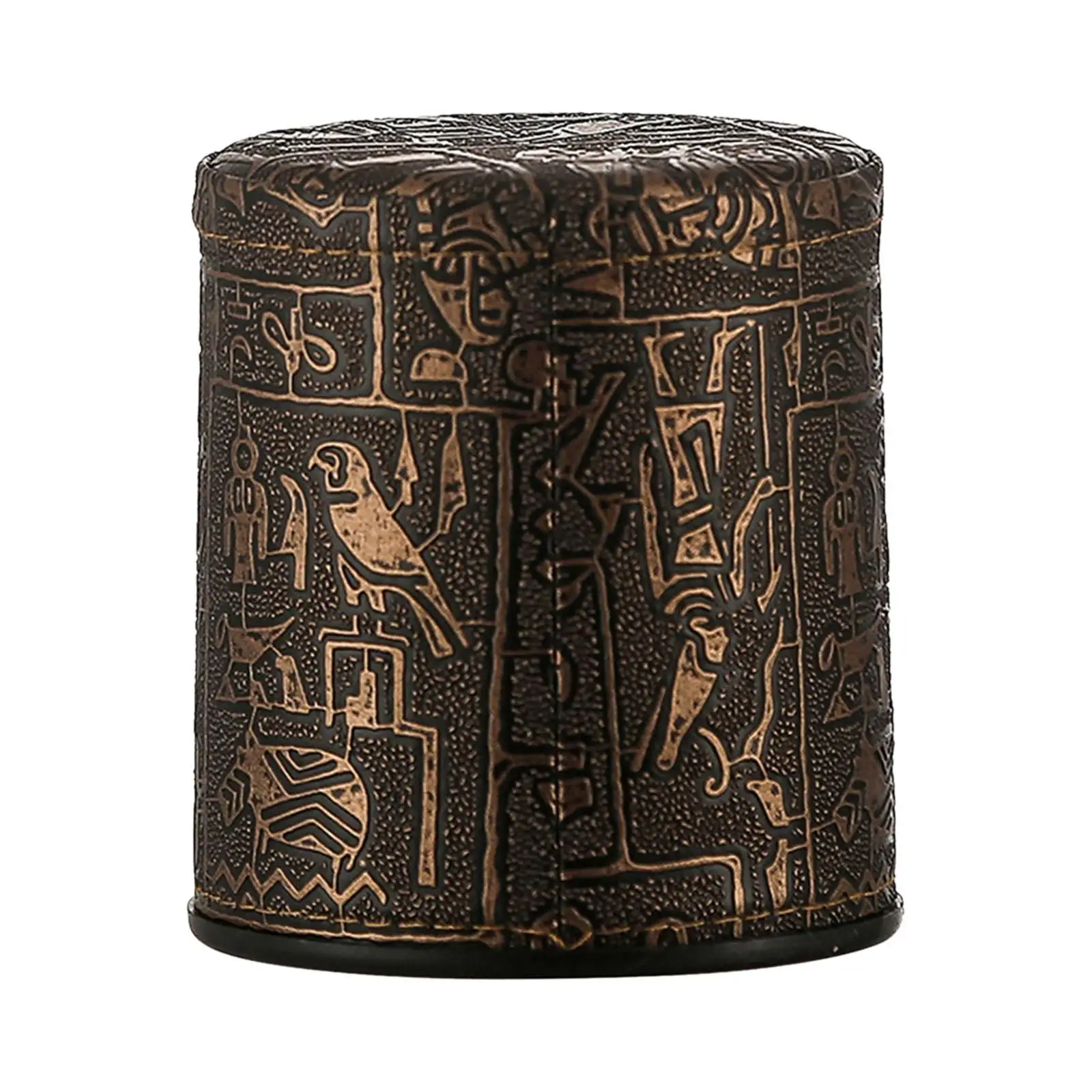 PU Leather Dice Cup Sturdy Hand Shaking Dice Cup for Bar Dice Entertainment