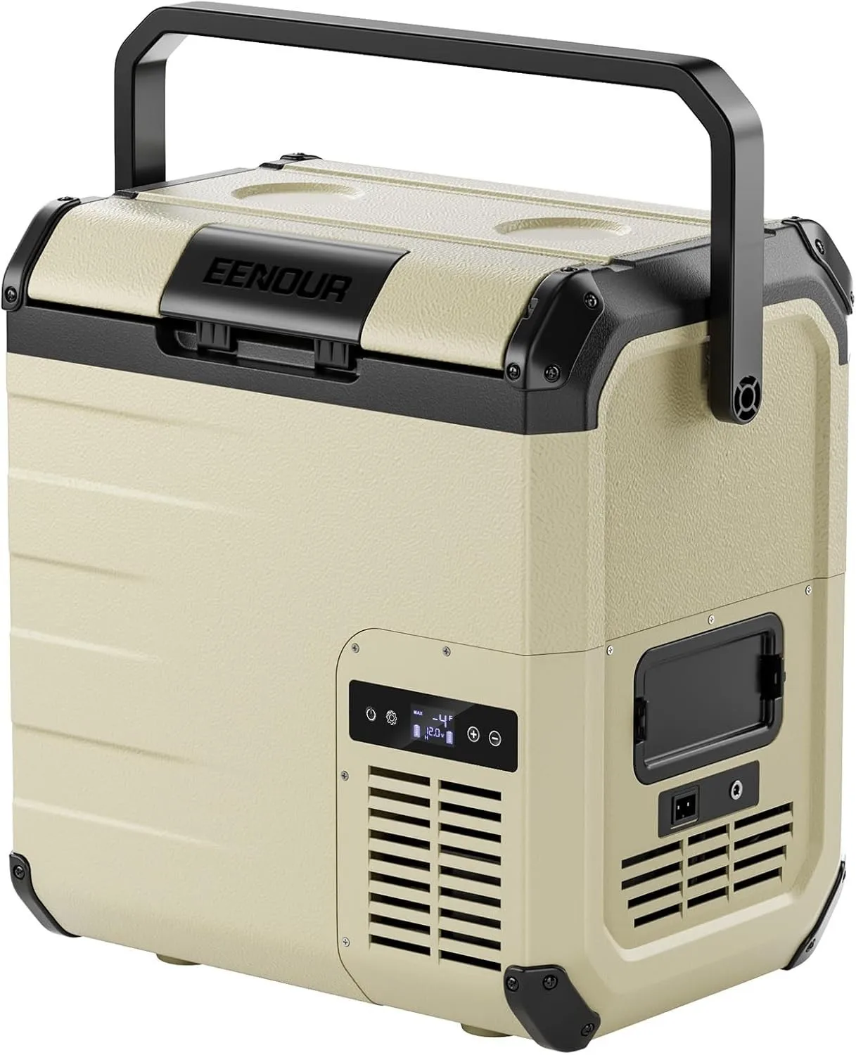 12 Volt Car Refrigerator, Portable Freezer 19Qt/18L Battery & Solar Powered