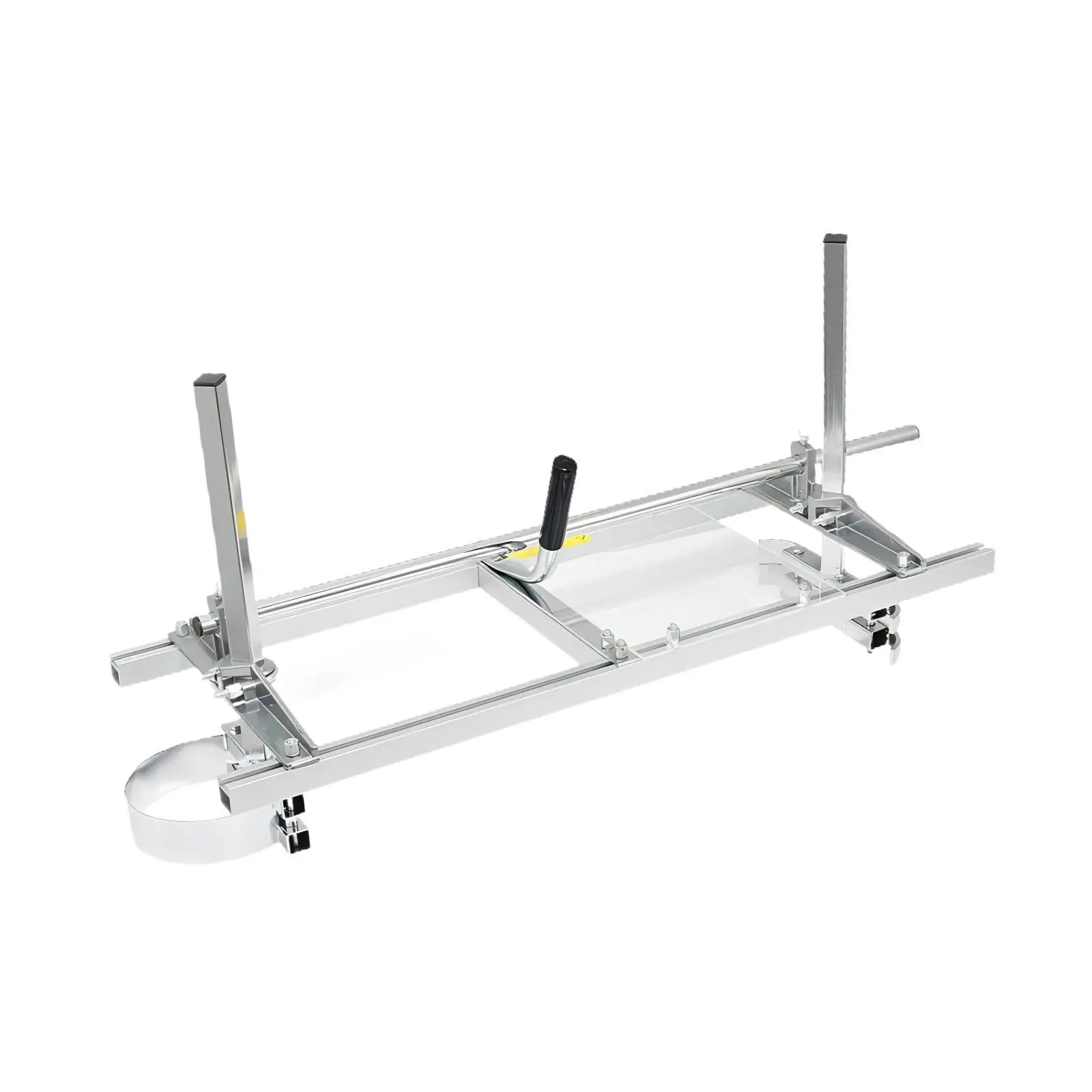 Chain Saw Mill Metal Lumber Cutting Guide Durable Sawmill Tool 90cm Rail for Builders Woodworkers