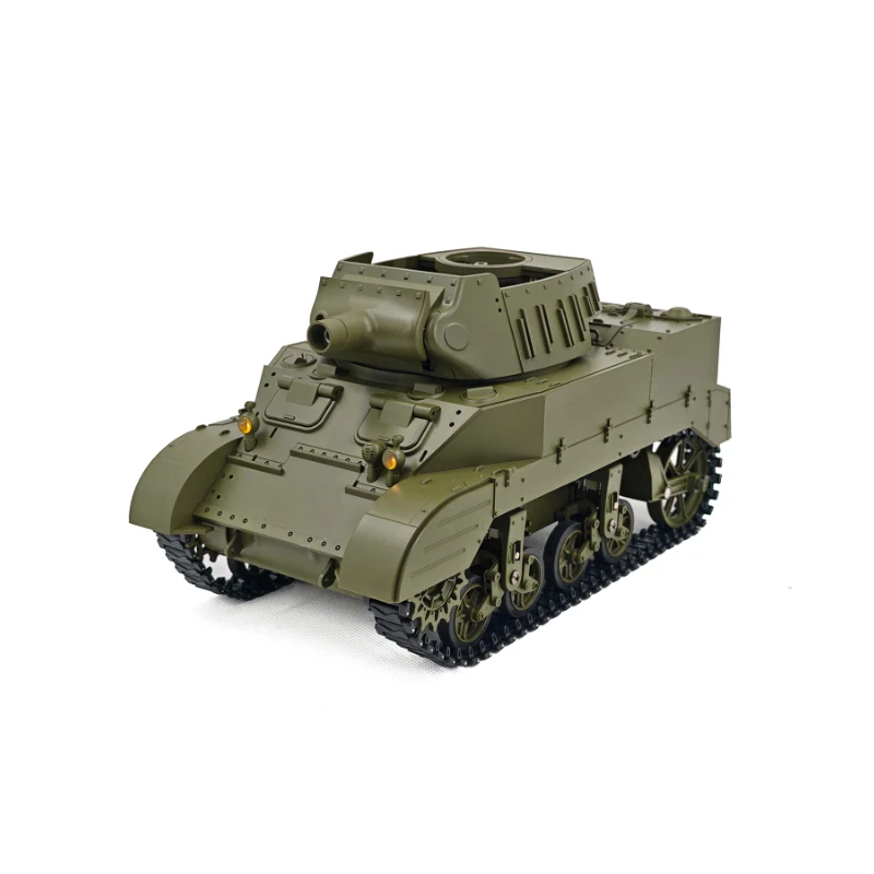 1/16 RC Tank World War II Tank US M8 how itzer Motor Carriage with Smoke Turret Rotation 360° Tempo Adult Kids Model Tank