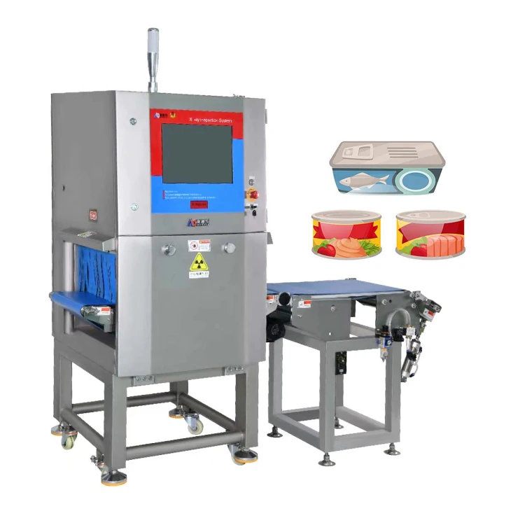 X-Ray Inspection Machine Food Safety Metal Detector X-ray Food Scanner For Can Products