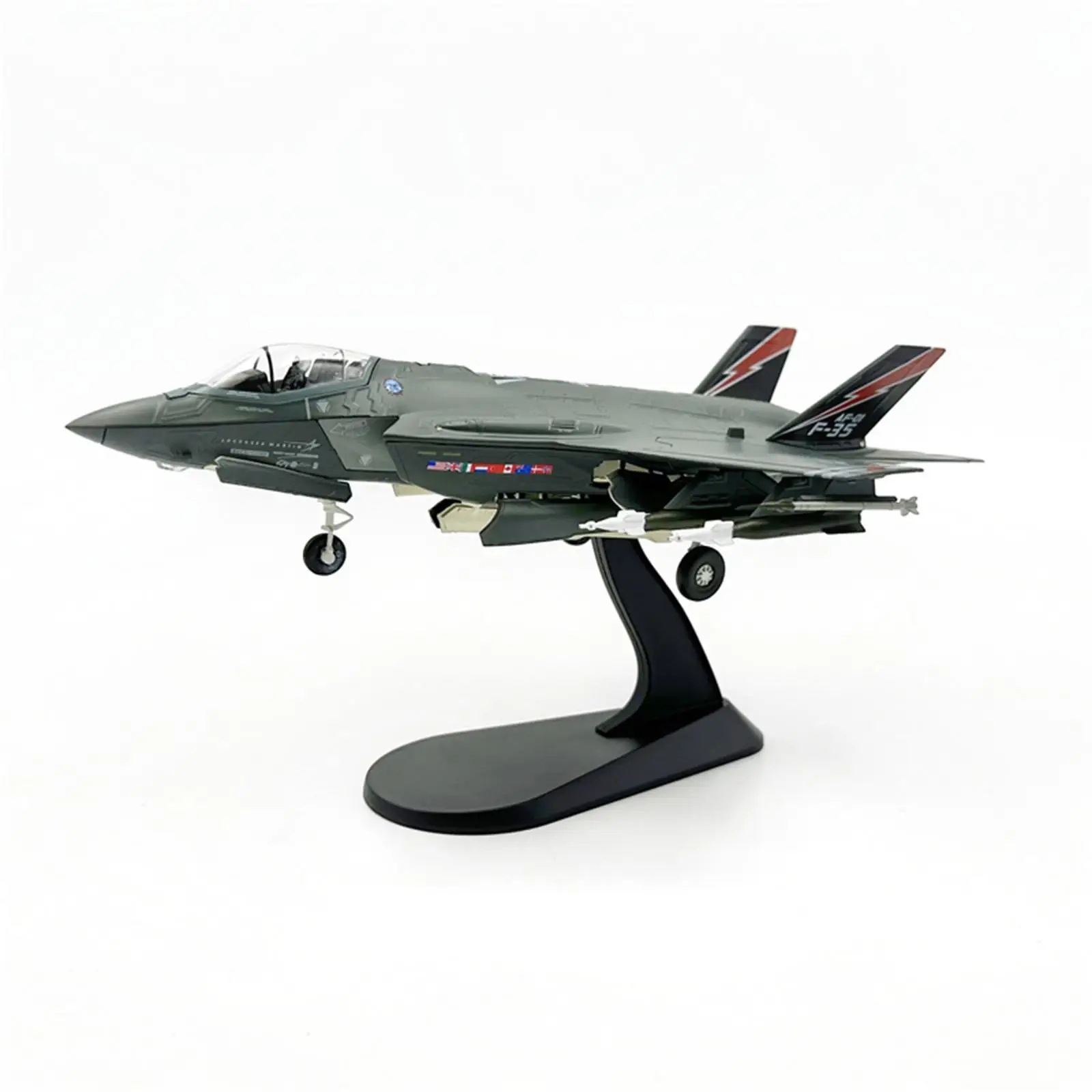 

Diecast Alloy Model Simulation 1:72 F 35A Aircraft for Cafes TV Cabinet Bar