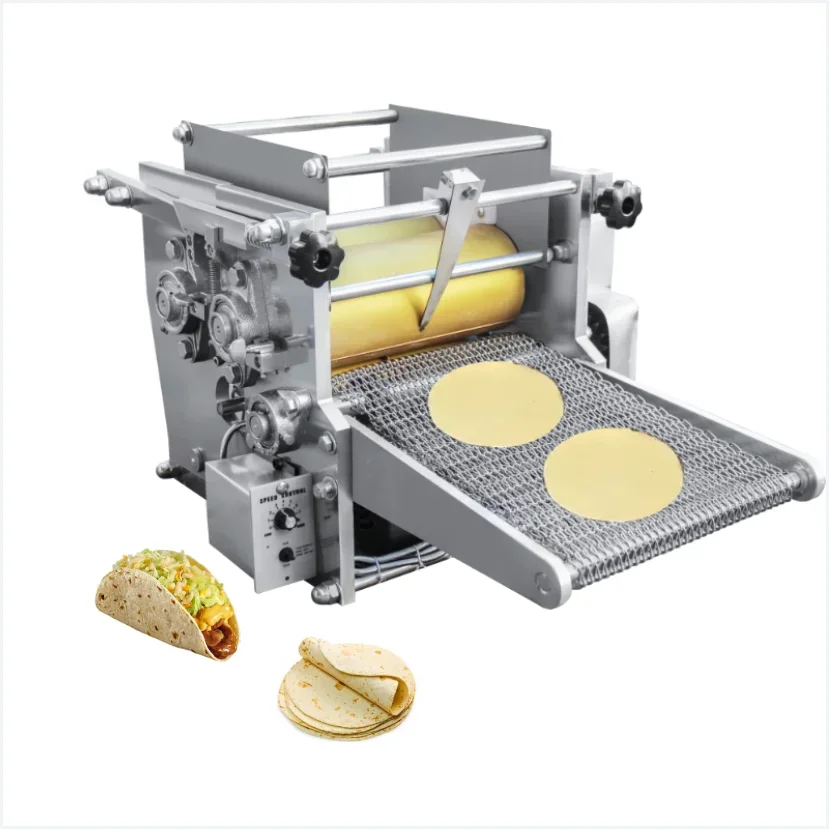 Full Automatic industrial flour corn mexican tortilla machine taco roti maker press bread grain product tortilla making machines