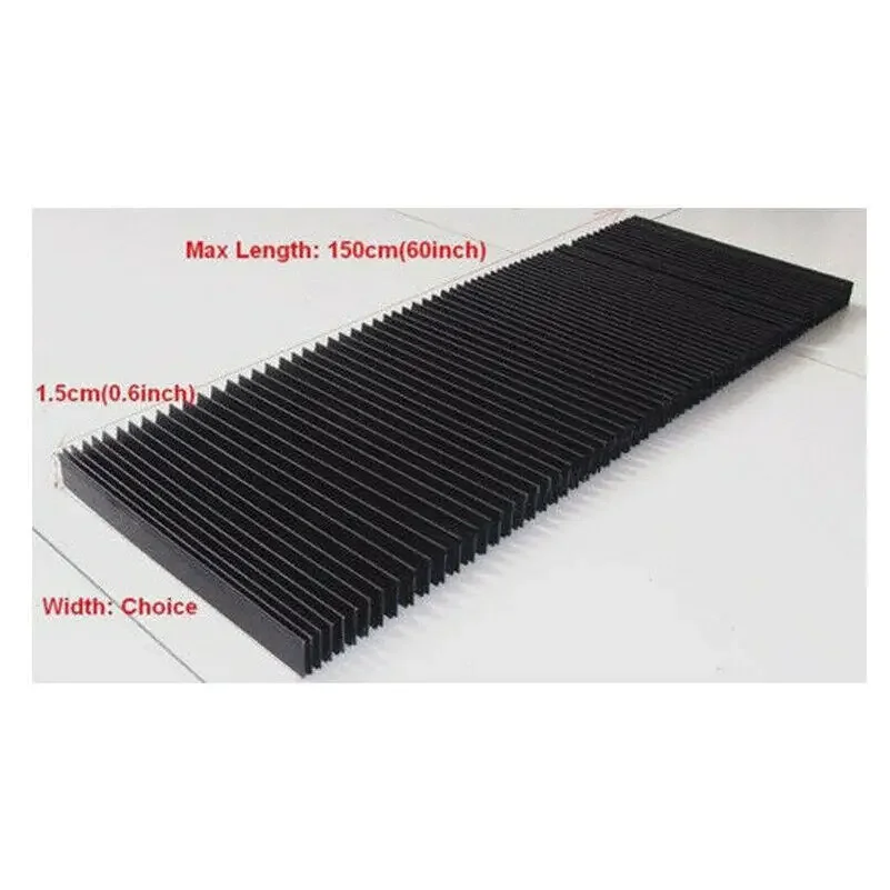 Personalizado Fresagem Flexível Cnc Gravador Máquina Protetora Flat Acordeão Fole Tampa Ferramenta Torno Acessórios Novo Tamanho