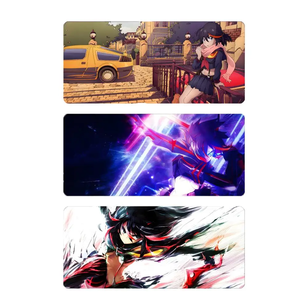 Action Anime Kill la Kill Mouse Pad Mousepad Large Gaming LockEdge Thickened PC Table Desk Mat