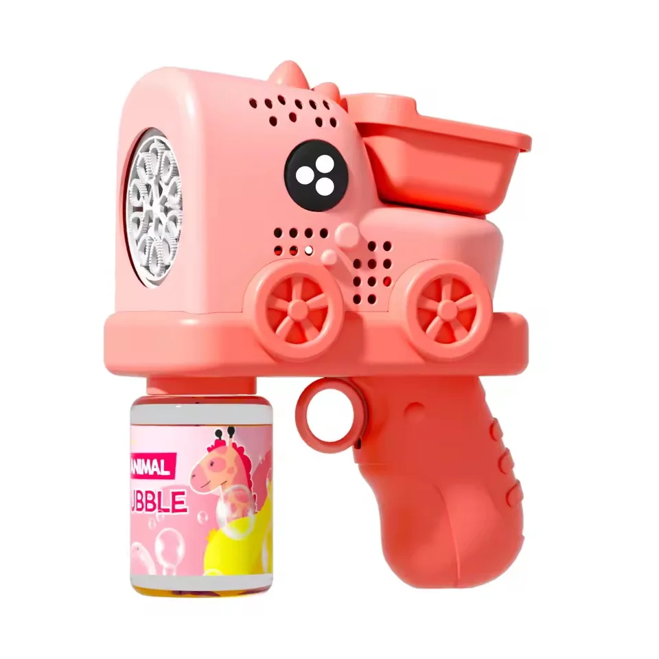 

2026 New Electric Bubble Gun for Kids Automatic Blower with Bubble Liquid Toy for Kids Beach Outdoor Bubble Gifts