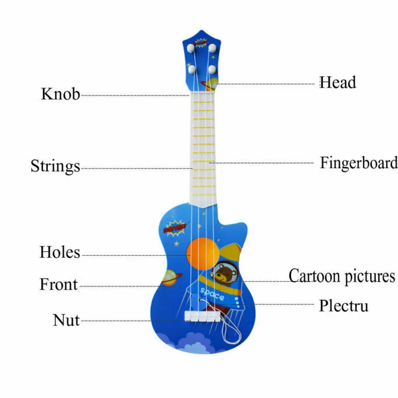 Fashion Kids Animal Ukulele Small Guitar Classical Musical Instrument Educational Toy Play Children Beginner  Fun Time HOT