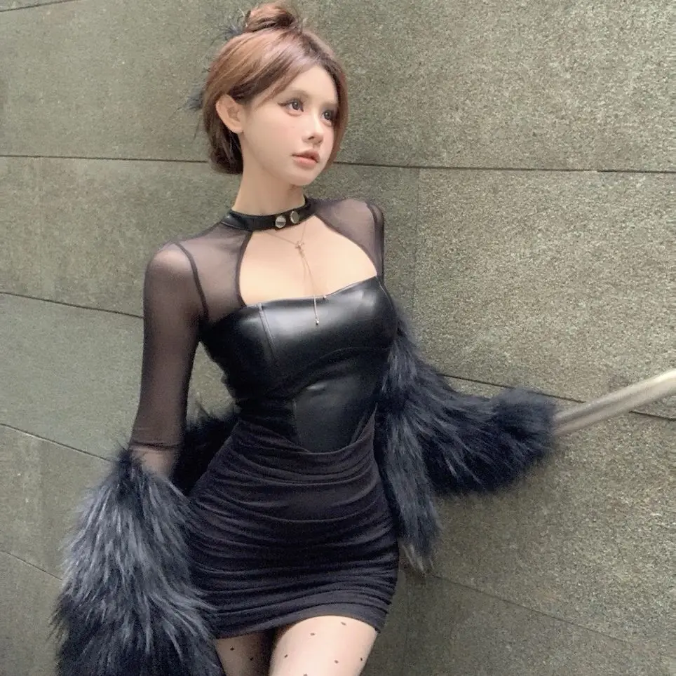 Vestidos femininos vestido roupas primavera chiffon em camadas lanterna manga em cascata cintura cinched babado piquenique cottagecore mori menina