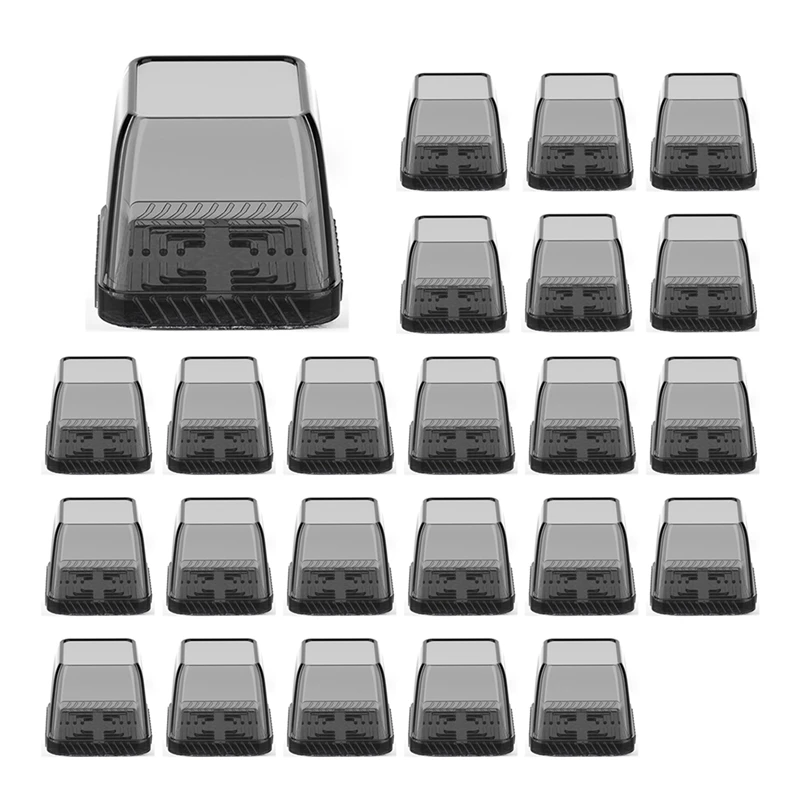 

24PCS Square Chair Leg Floor Protector, Hardwood Floor Chair Leg Protector, Non-Slip Felt Furniture Pad, Silicone Cover