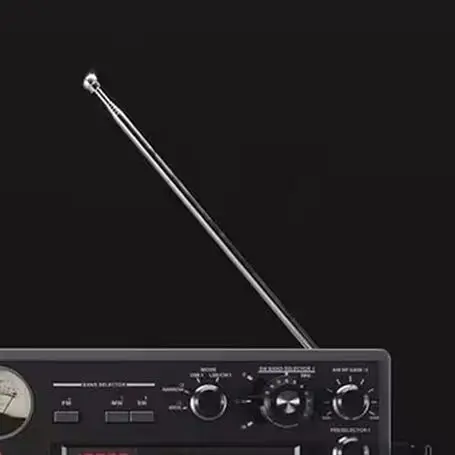 

1 шт., 4 секции, телескопическая AM FM-радиоантенна из нержавеющей стали, универсальная головка, динамик, радио, тяга