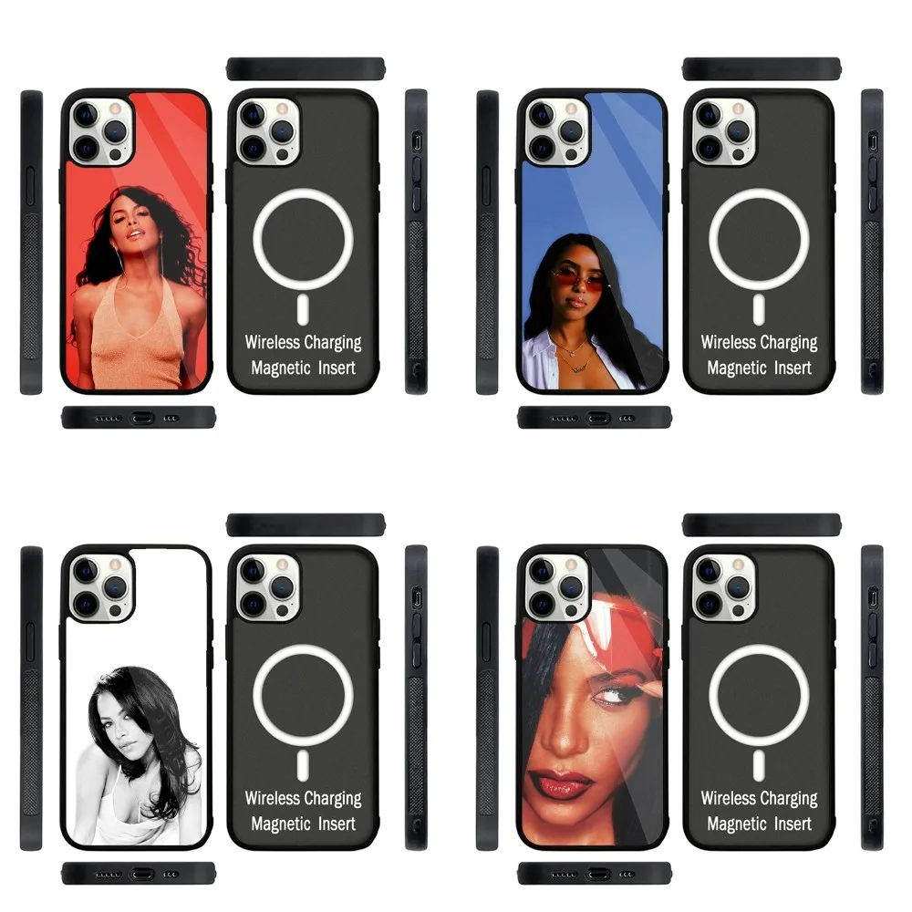 A-Aaliyah Hip Hop Music Phone Case Strong Magnetic For IPhone 15,14,13,Pro,Max,Plus,11,12,Mini For Magsafe Wireless Charging