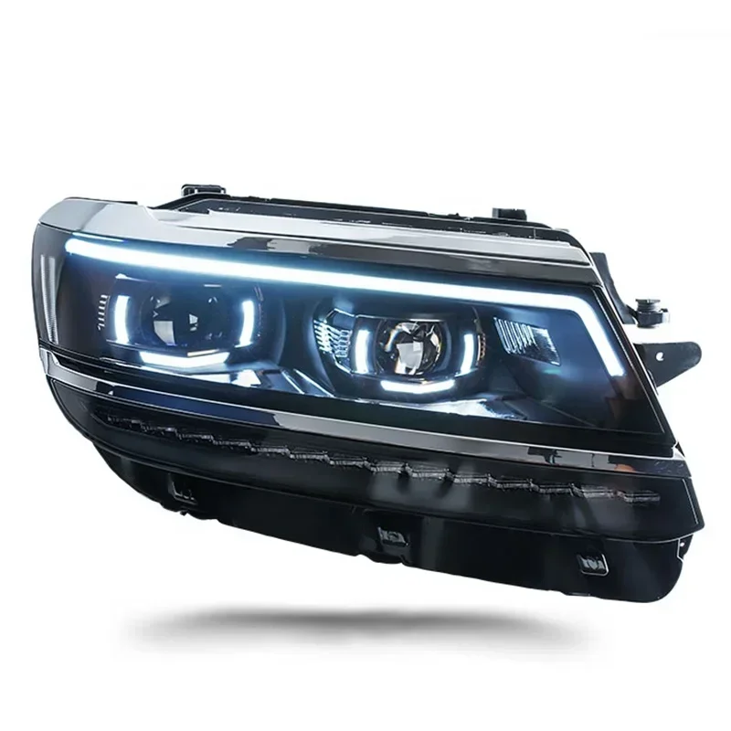 LED Headlight for VW Tiguan R line 2017 2018 2019 2020 2021 HEAD LAMP Moving Signal Front Lamps Start UP Animation