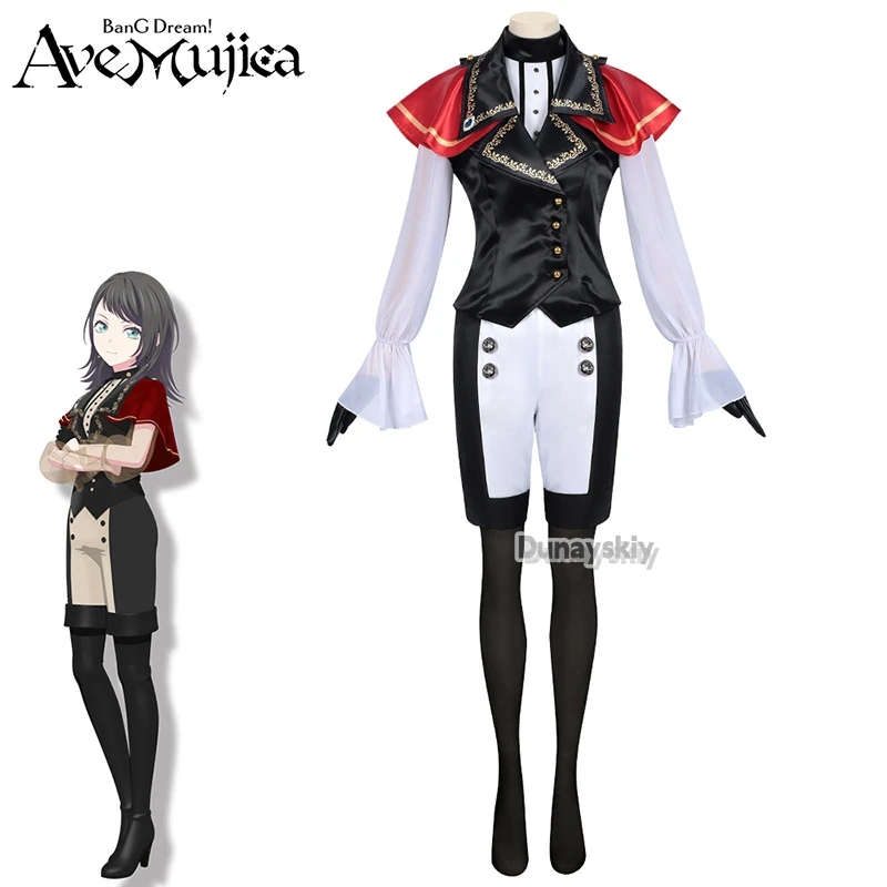 BanG Dream!Yahata Umiri Cosplay Costume (S-2XL)Ave Mujica Masked Ball Uniform Women's Dress Timoris Anime Clothes Party Dressing