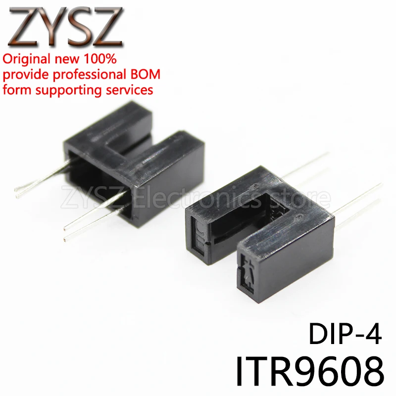 100PCS  ITR9608 ITR-9608 DIP-4 Infrared photoelectric switch photoelectric inductor slot type optocoupler 150PCS