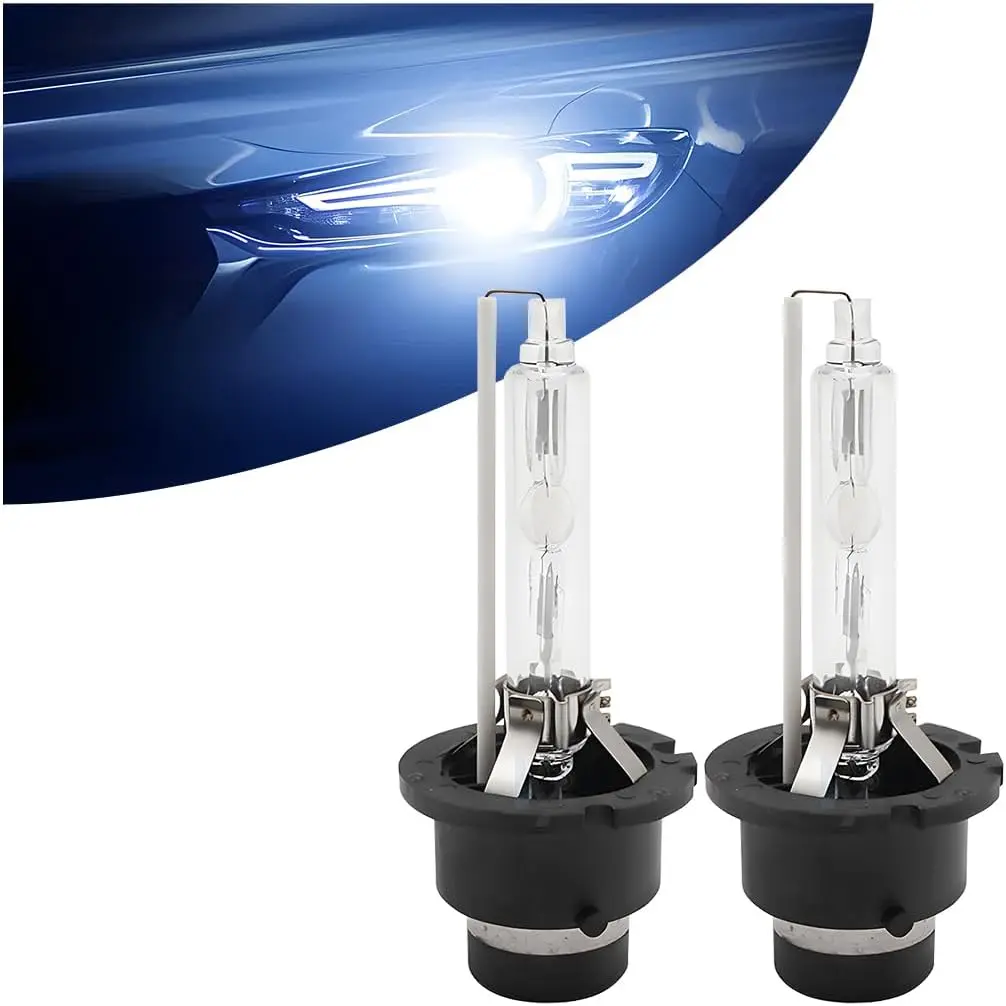 

2PCS D2S HID Bulbs 6000K Cool White, 35W 12V Super Bright Waterproof Headlight Replacement for SUV Truck RV