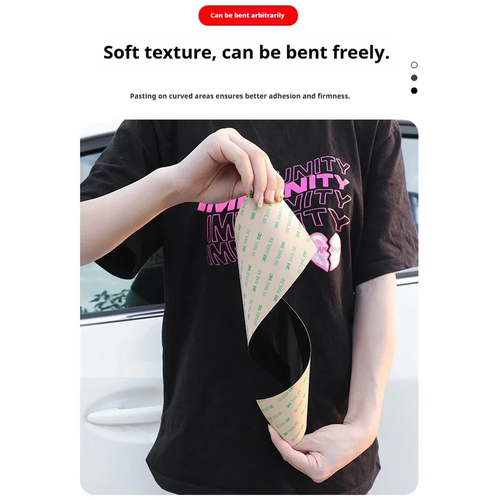 

For Hyundai Elantra 2021-2024 2022 2023 8pcs Black Center Column Window Trim Covers B C-Pillar Stickers Accessories