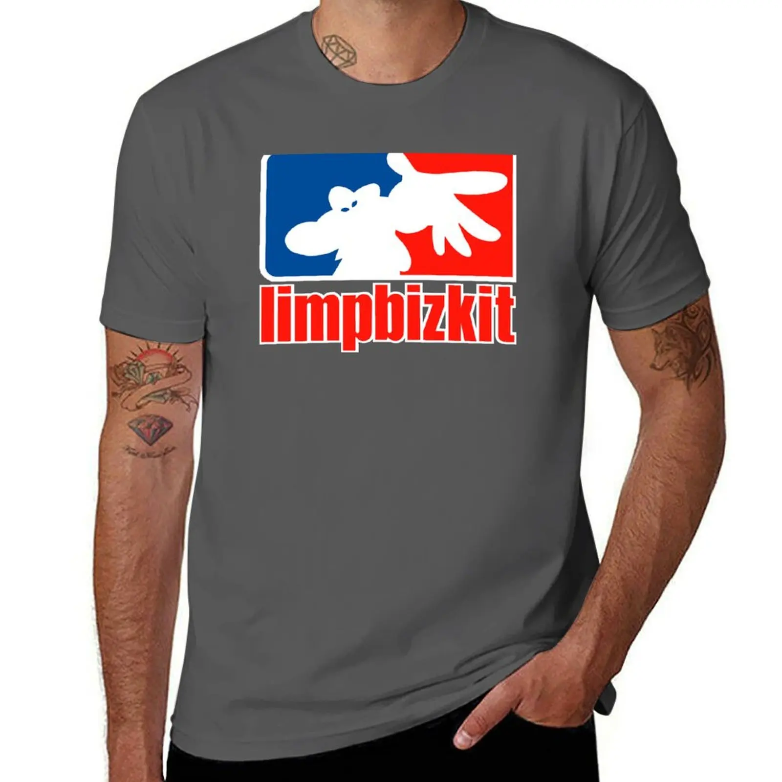 

LIMPBIZKIT THE BEST LOGO T-Shirt Breathable Basic Cotton T-Shirt