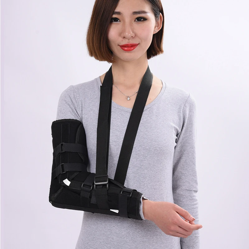 

Broken Elbow Joint Brace Wrist Sprain Arm Forearm Splint Fixed Bracket Comfortable Breathable Fabric Adjustable Wrist Braces