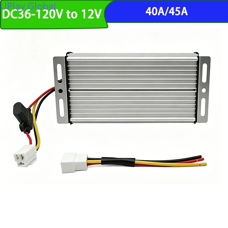 DC 36-120V To 12V 45A Step Down Converter 540W DC-DC Voltage Regulator Power Supply Reducer for Electric Vehicle Golf Cart LED