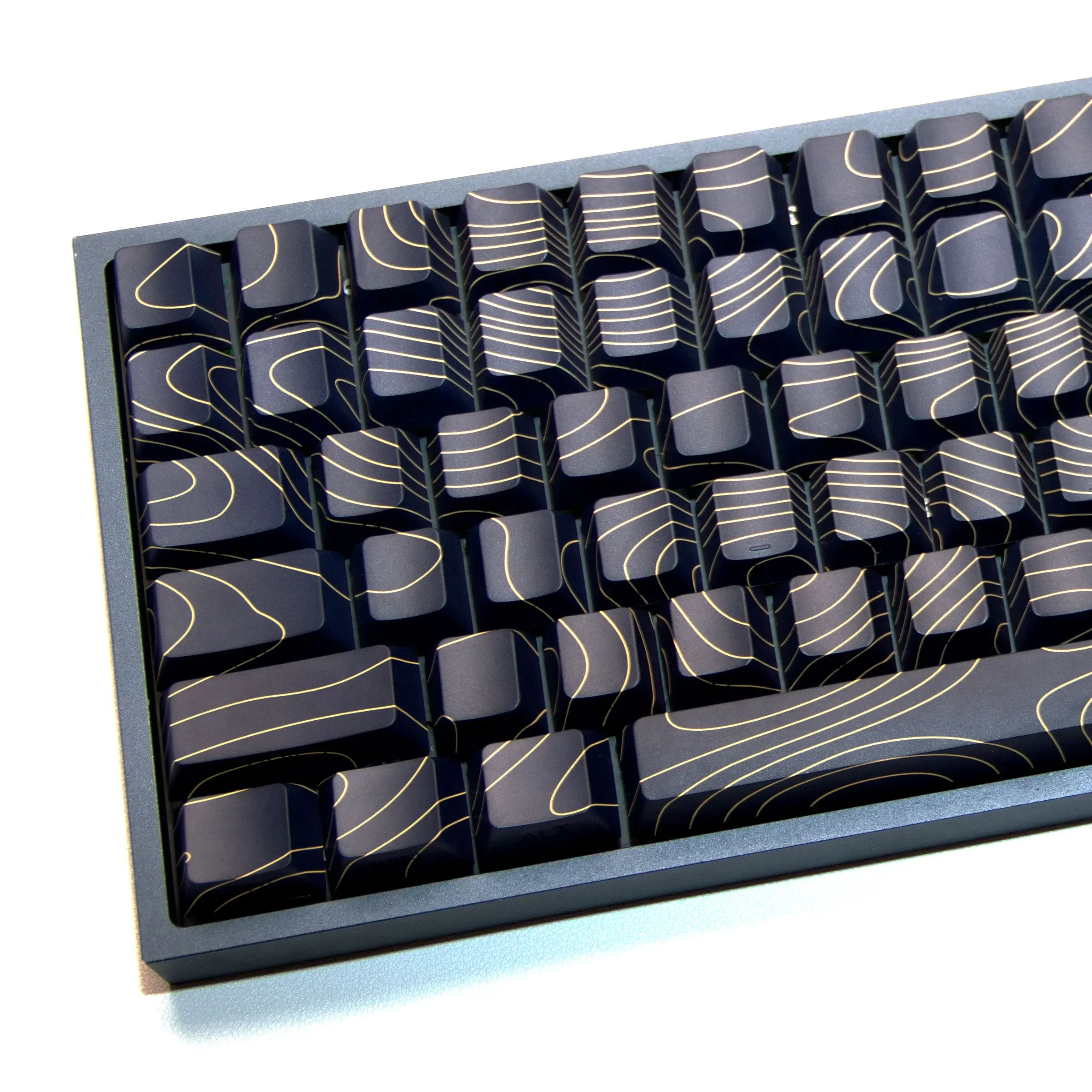 

Contour original side engraved orthographic mechanical keyboard keycap PBT full five-sided thermal sublimation 120 keys