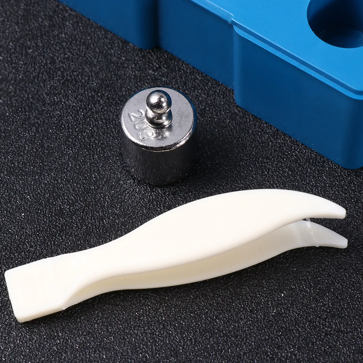 200 Grams Chrome Plating Scale Weight Set Precise Steel Calibration Weights Tweezers Scale Kit Laboratory