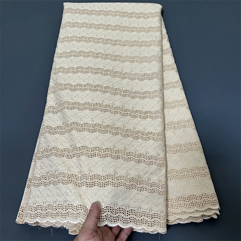 

Pure Embroidery Tulle Lace Fabric Dress, High Quality, African, Nigeria, Cotton, Damask, Party, Wedding, Fashion, 5Yard, 2024