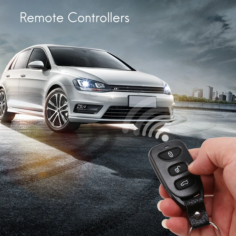 Universal Car Alarm Systems Auto Remote Central Kit Door Lock Keyless Entry System Central Locking With Remote Control