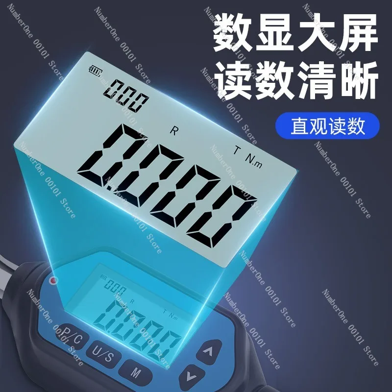 Electronic Digital Torque Wrench,High-Precision Adjustable Torque Measuring Tool,Industrial Grade Manual Torque Spanner