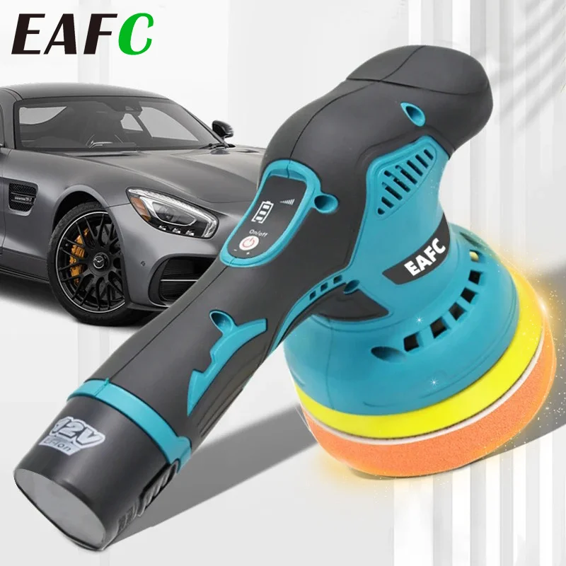 eafc-12v-cordless-car-polisher-5500rpm-8-speed-lithium-electric-polishing-waxing-machine-for-scratch-repairsanding-finishing