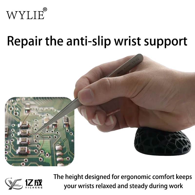 

Wylie Repair The Non Slip Wrist Support Protection Rest Pad Without Tiring Wrists for Long Term PC Gamer Home/Office Laptops Use