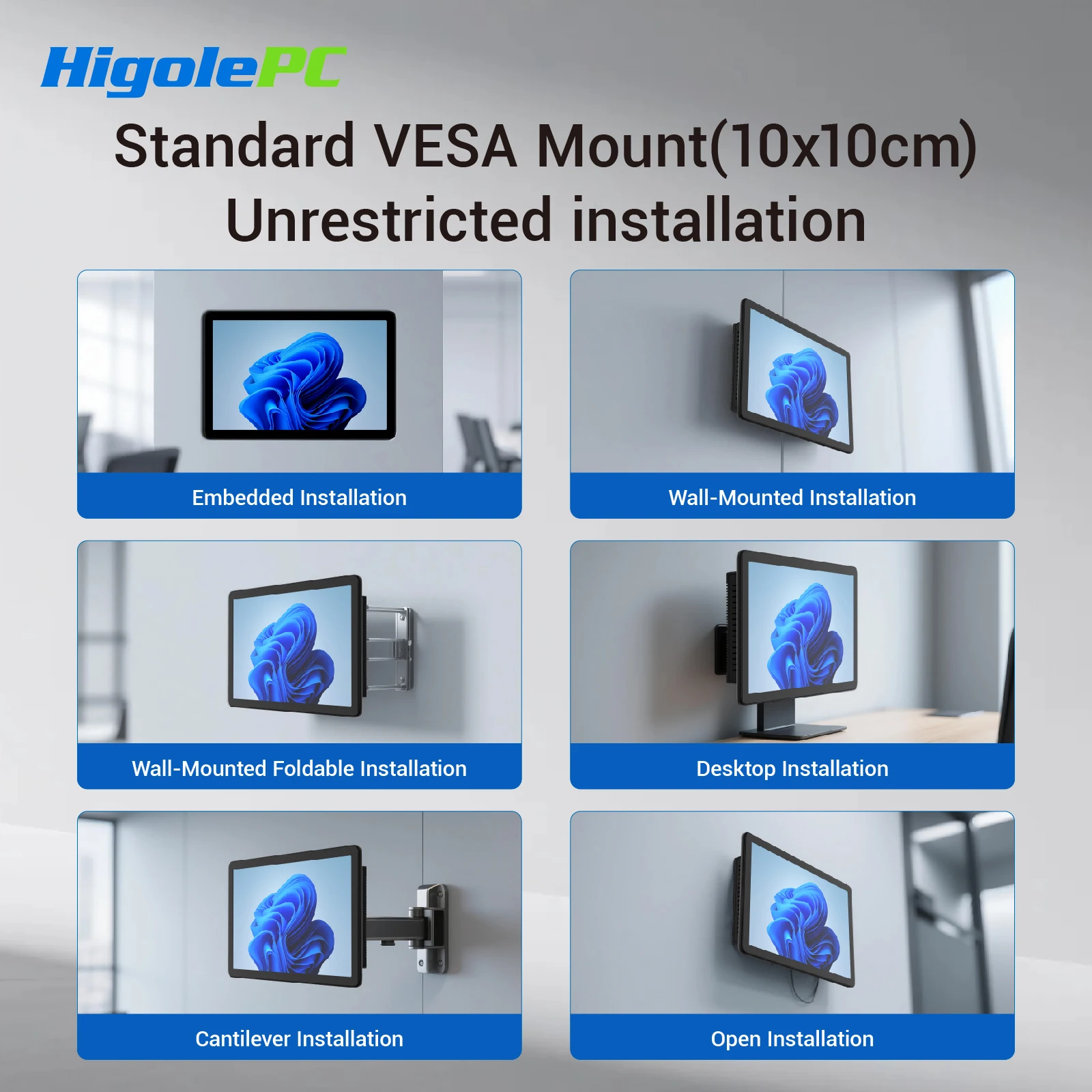 Higole F10 Pro 10.1'' 팬리스 미니 PC 인텔 N5095 윈도우 11 WiFi5 8GB 128GB 5000mAh 4K RS-232 노트북 데스크탑 미니 컴퓨터